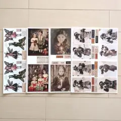 ★ゆっきー様★コラージュシート　フォト人物Cカメラ　ジャーナル素材　紙もの他