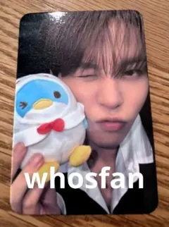 ATEEZ ジョンホ whosfan 特典トレカ