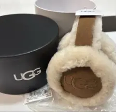 「タグ箱付新品」ラスト1点UGG アグー　シープスキン イヤーマフ チェスナット