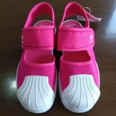 アディダスオリジナルス スーパースター サンダル スニカー ピンク 20㎝ 新品