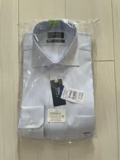 【新品未使用】長袖ワイシャツ / ノンアイロン/ スリムフィット / 襟ワイド