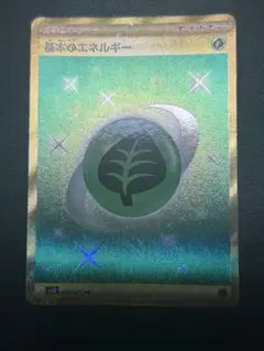 ポケカ　基本エネルギー　草　くさ　UR