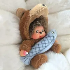 希少】モンチッチ 北海道限定 くま ぬいぐるみキーホルダーSekiguchi