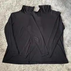 UNIQLO ユニクロ ヒートテック ブラック タートルネック Ｌ 2枚セット