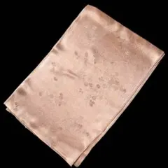 新品送料無料　正絹帯揚げ　おびあげ　帯あげ　オレンジ