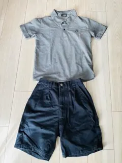 COMME CA ISM ポロシャツとTOM CAT ショートパンツ セット