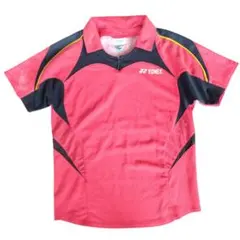 YONEX レッド×ネイビー吸水速乾半袖ウェア テニス卓球バドミントン
