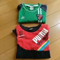 Nike/Puma 長袖シャツ 2枚セット 130