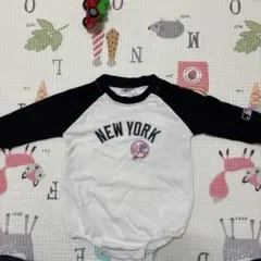 ニューヨークヤンキース　ロンパース 80 長袖