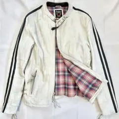 2026年最新】SCHOTT カラー：ホワイト系 メンズ シングルライダースの