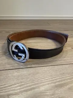 付属品ありGUCCI GG ベルト 80/32 swag シルバー - メルカリ