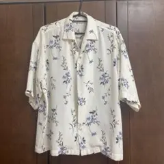 tk.TAKEO KIKUCHI 花柄 シャツ 七分袖　タケオキクチ