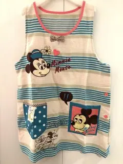 ミッキー　ミニー　エプロン　ディズニー　キャラクターエプロン　保育士 介護士