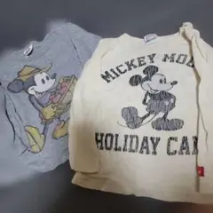 ジャンクストア　ミッキーマウス Tシャツ 2枚セット　後ろもかわいいです