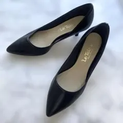 美品　Le Talon ルタロン　パンプス　ブラック　24 ポインテッドトゥ