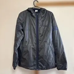 adidas NEO メンズＭ　フード付きナイロンジャケット グレー