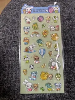 【新品未使用】ミミちゃんとなかまたち ぷっくりシール　非売品