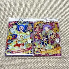 ひみつのアイプリ アクリルカードキーホルダー バズリウムコレクション　ビビ＆チィ