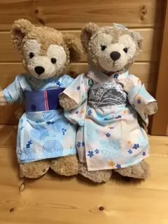 ハンドメイド　ダッフィー　シェリーメイ　ぬいぐるみ　コスチューム　ゆかたセット