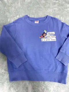 UNIQLO ミッキーマウス トレーナー 110cm 青