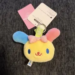 サンリオ　ウサハナ フェイスタグマスコット キーホルダー