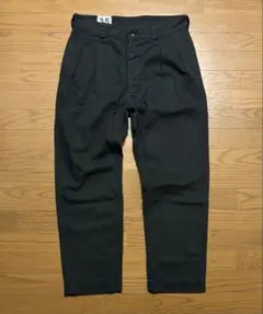 WAIPER.inc M-52 ツータックチノトラウザー ブラック w35