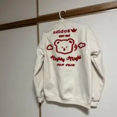 adidas クマ刺繍 スウェットジャケット