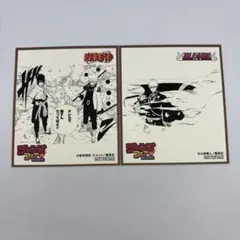 ジャンプフェア'25 INアニメイト ミニ色紙 NARUTO BLEACH