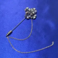 【匿名配送】紫陽花（アジサイ）モチーフ　ピンブローチ