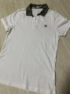 モンクレール　ポロシャツ　希少　カモフラ　slimfit M size