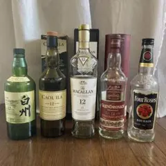 サントリーウイスキー 空瓶 4本セット - メルカリ