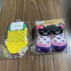 新品！キッズ子どもベビー靴下2足セット11〜13センチダブルビークレードスコープ