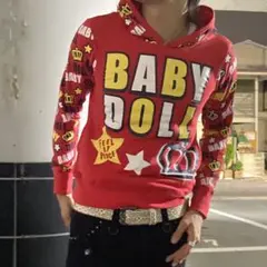 archive y2k 平成 BABY DOLL ロゴパーカー 王冠 BO04