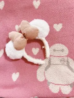 ディズニー　カチューシャ　ホワイト