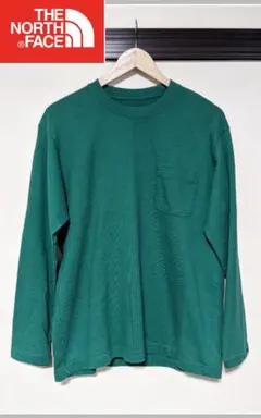 【THE NORTH FACE】長袖カットソー/ロンT/無地/ロゴ/美品