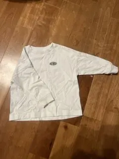 GU ロゴ 長袖 Tシャツ ホワイト　100のサムネイル
