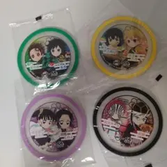 くら寿司×鬼滅の刃　ラバーコースター4点セット