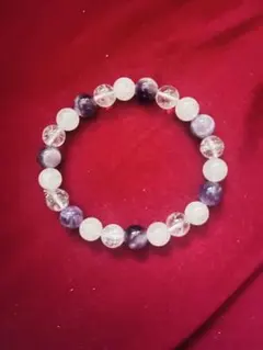 ローズクォーツ等ブレスレット