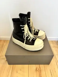 rick owens メガバンパースニーカーズ　ラモーンズ RICK OWENS - 【25AW】メガバンパー ハイカット スニーカー