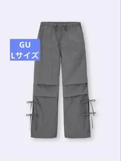 GU ジーユー テックプルオンパンツ グレー
