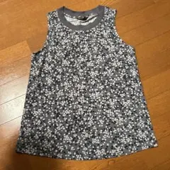 BANANA REPUBLICノースリーブ ブラウス（グレー）S(日本サイズM)
