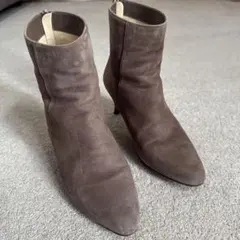 Jimmy Choo ブラウン系スエーブーツ@サイズ35.5