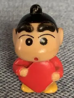 【昭和レトロ】 クレヨンしんちゃん 初期 ソフビ キーホルダー レア