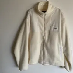 【未使用】The Fox Collection フリースジャケット L クリーム