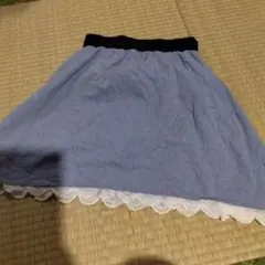 NICE CLAUP 　夏服　リバーシブル　 Mサイズ 　ブルー×ホワイトのサムネイル