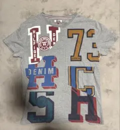 TOMMY HILFIGER カラフルプリント Tシャツ