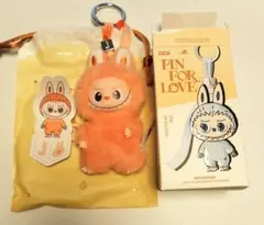 【新品】ラブブ(イニシャル【 J 】)ぬいぐるみ＋ ステッカー