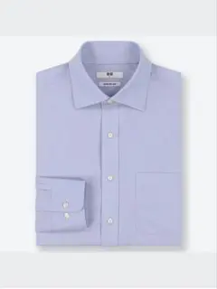 【ユニクロ】UNIQLO メンズ ファインクロススーパーノンアイロンシャツ XS