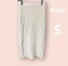 Rady ニットロングタイトスカート S