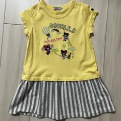 DOUBLE.B 半袖ワンピース 100cm